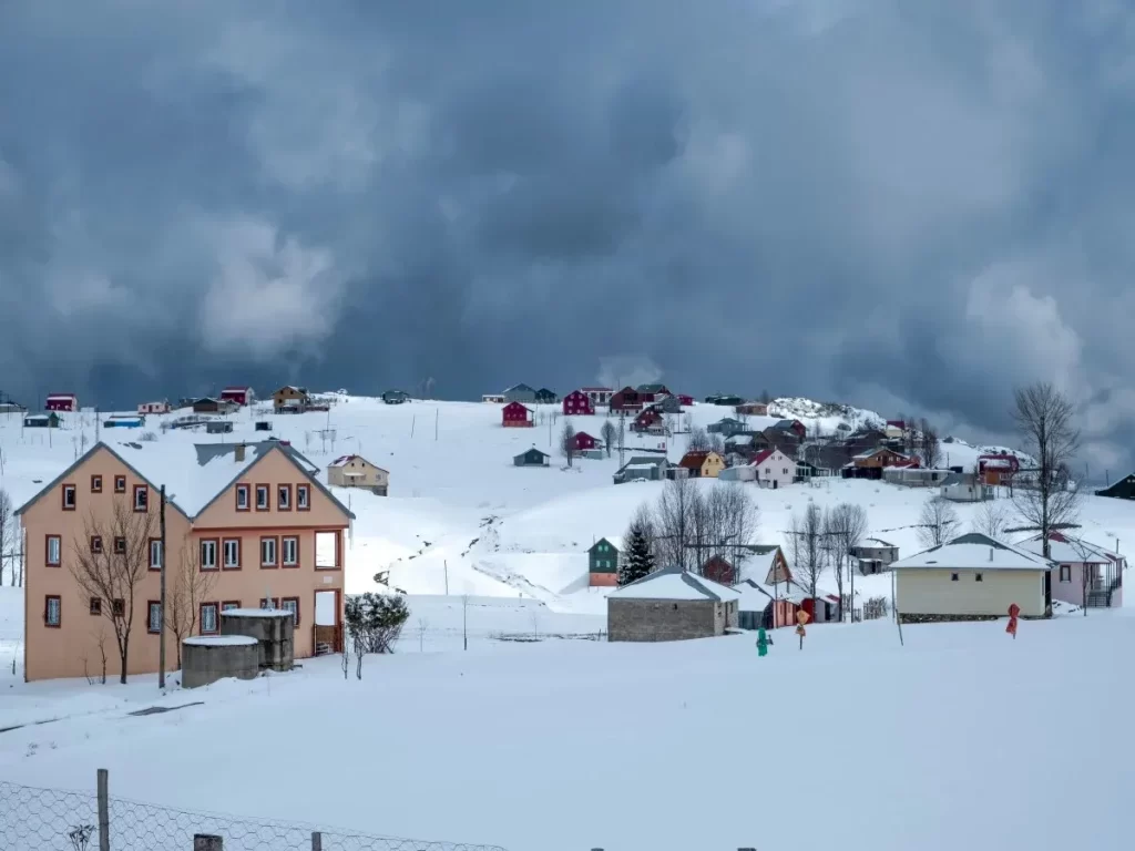 Trabzon in winter, Haidernabi Heights