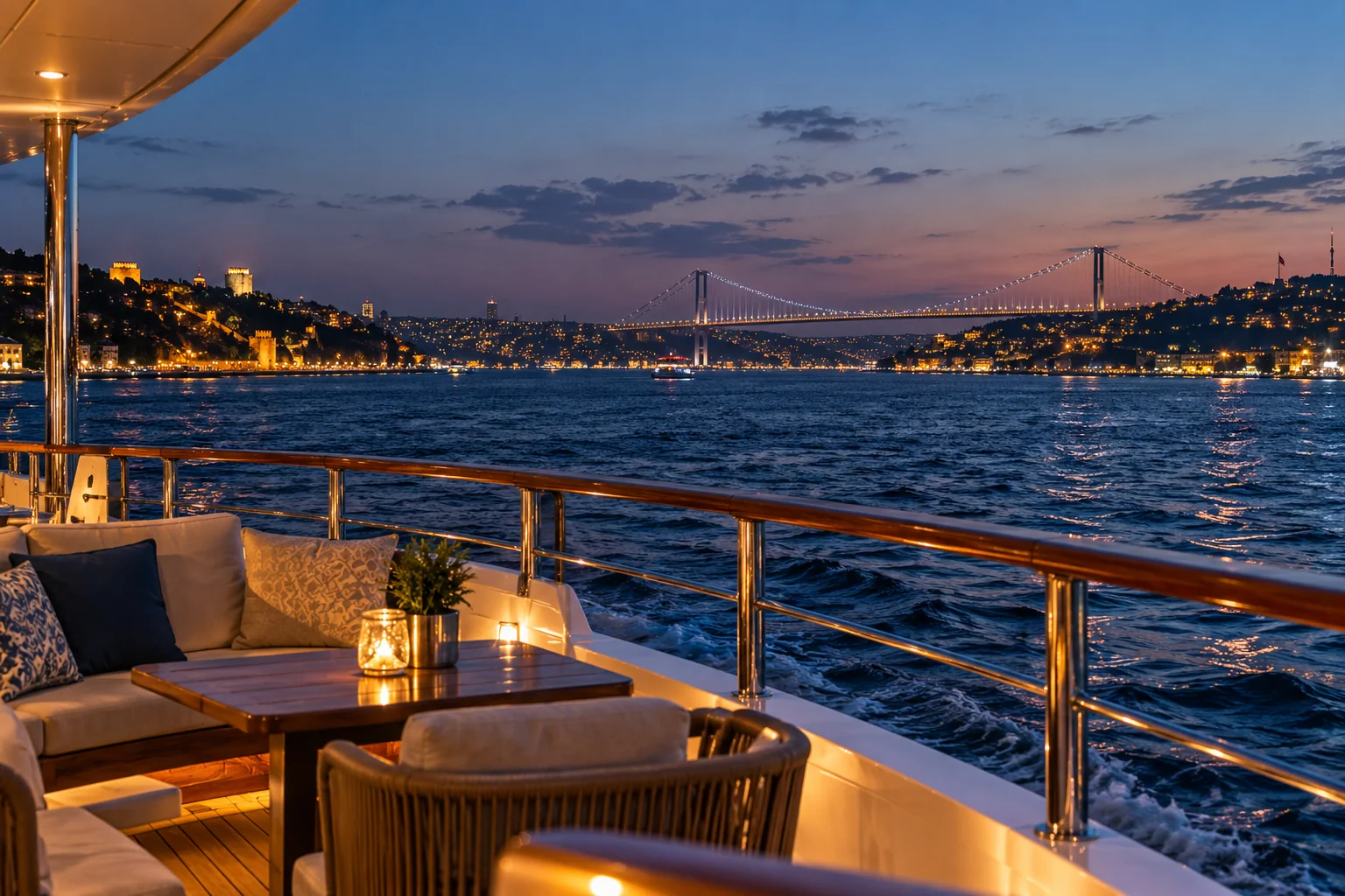 البوسفور المسائية — صورة توضيحية / bosphorus evening — illustrative image
