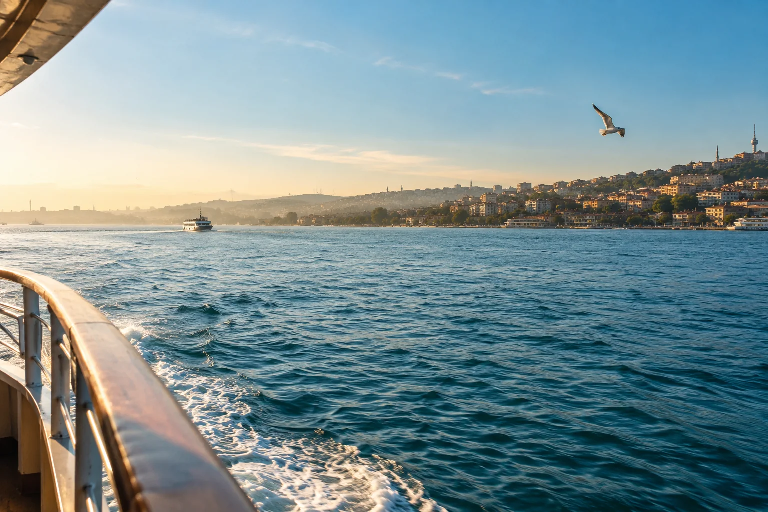 البوسفور الصباحية — صورة توضيحية / bosphorus morning — illustrative image