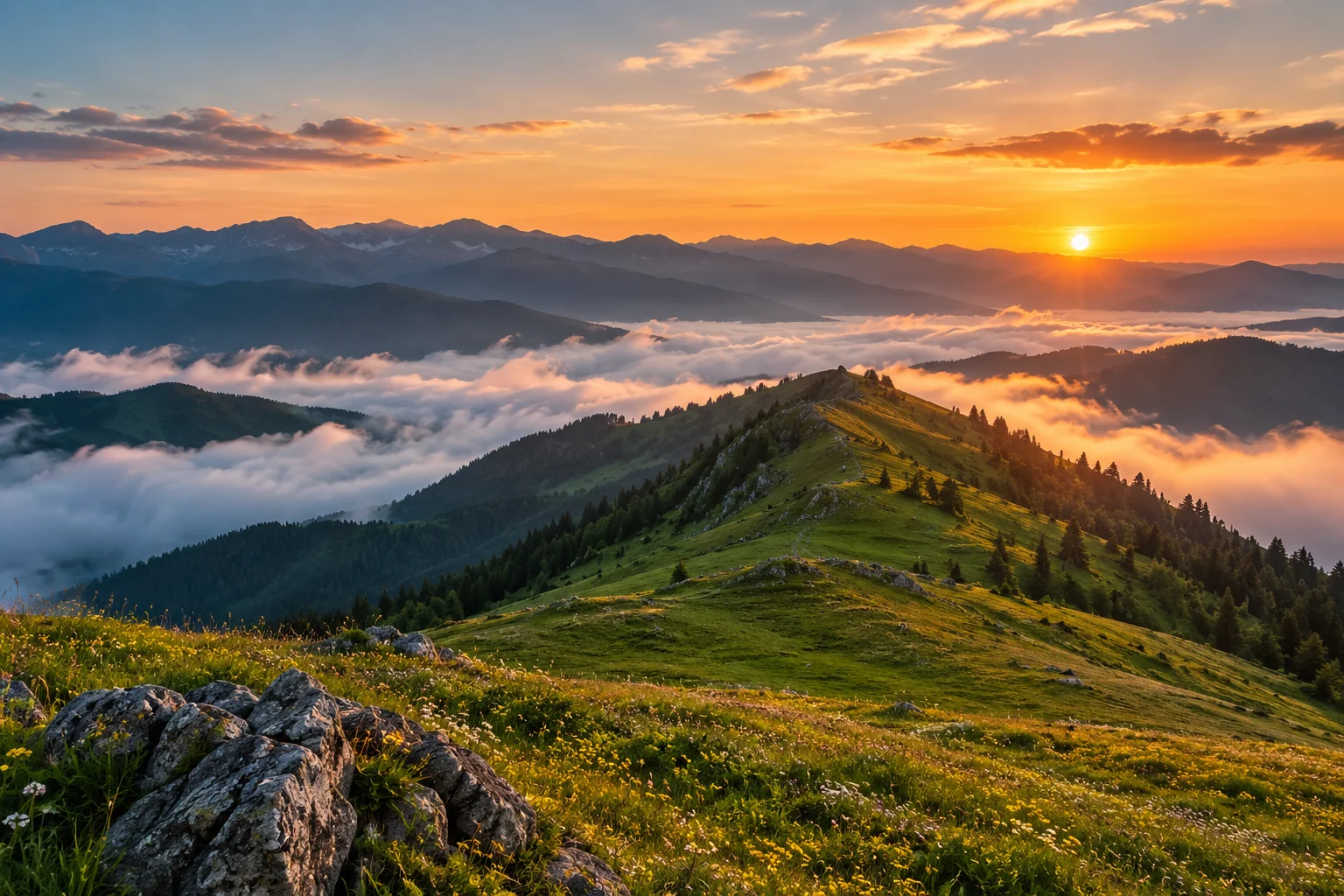 هضبة هوسر — صورة سياحية توضيحية